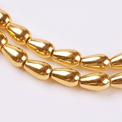 Electroplate Non-magnetic Synthetic Hematite Beads Strands&nbsp;G-K250-02C-G