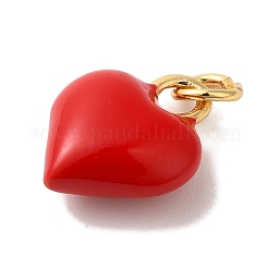 Brass Enamel Charms&nbsp;X-KK-U027-13-04G