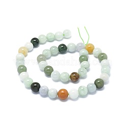 Natural Jadeite Beads Strands&nbsp;G-G789-01C