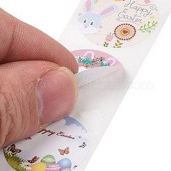 8 Patterns Easter Theme Self Adhesive Paper Sticker Rolls&nbsp;LS-DIY-C060-03P
