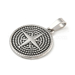 Non-Tarnish 304 Stainless Steel Pendants&nbsp;STAS-F307-21P