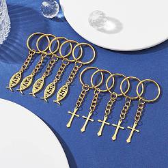 Brass & Tibetan Style Alloy Keychain&nbsp;KEYC-JKC00555-02
