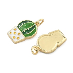 Brass Enamel Charms&nbsp;KK-P325-22G