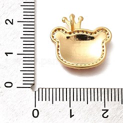 Brass Micro Pave Cubic Zirconia Pendents&nbsp;KK-R212-20G-01