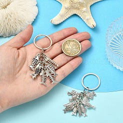 2Pcs Alloy Keychains&nbsp;KEYC-YW00235