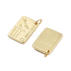 Brass Pendants&nbsp;X-KK-Q006-08G