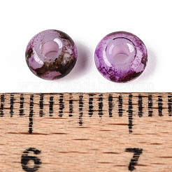 3/0 Baking Paint Glass Beads&nbsp;GLAA-G118-02F