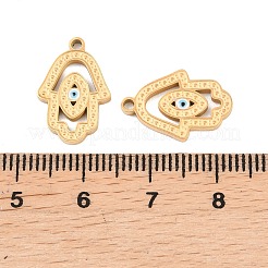 304 Stainless Steel Enamel Pendants&nbsp;STAS-Z190-09G-04