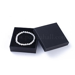 Feng Shui Natural Howlite Beaded Stretch Bracelets&nbsp;BJEW-JB05021-04