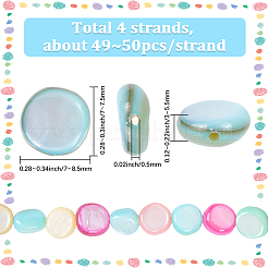 4 Strands Natural Freshwater Shell Beads Strands&nbsp;SHEL-SC0001-64