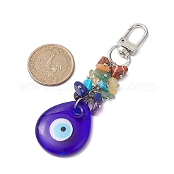 Evil Eye Blue Glass Pendant Decooration&nbsp;HJEW-JM01967-01