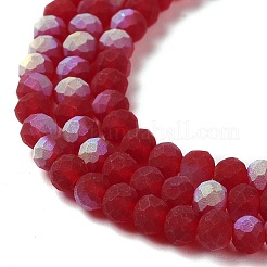 Transparent Glass Beads Strands&nbsp;EGLA-A034-T4mm-MB07