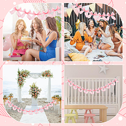1Pc Polyester Bowknot Hanging Banners&nbsp;FEPA-CP0001-03