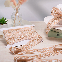 5 Yards Embroidery Polyester Ribbon&nbsp;DIY-CY0001-82A