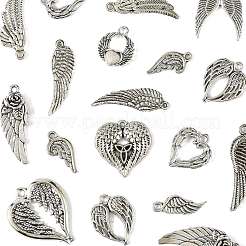 48Pcs 12 Styles Tibetan Style Alloy Pendants&nbsp;FIND-FS0004-86