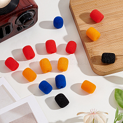 40Pcs 4 Colors Mini Microphone Sponge Sleeve&nbsp;AJEW-GA0008-83