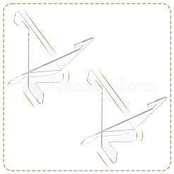 Triangle Acrylic Mobile Phone Holders&nbsp;ODIS-WH0038-101B
