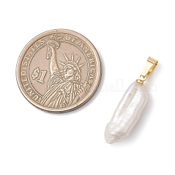 Natural Baroque Pearl Keshi Pearl Pendants&nbsp;PALLOY-JF04998
