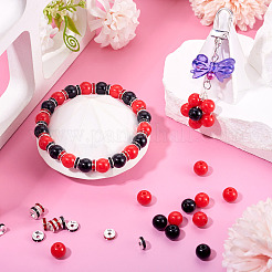 100Pcs 2 Colors Opaque Acrylic Beads&nbsp;MACR-TA0002-52