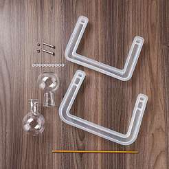 DIY Triangle Water Planting Vase Desk Decoration Kit&nbsp;DIY-C055-09