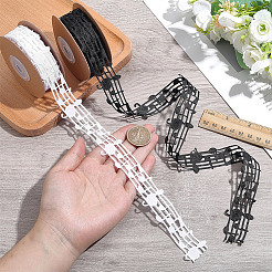2 Rolls 2 Colors Polyester Ribbon&nbsp;OCOR-ME0001-72