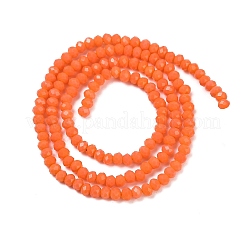 Opaque Solid Color Glass Bead Strands&nbsp;GLAA-F078-A03