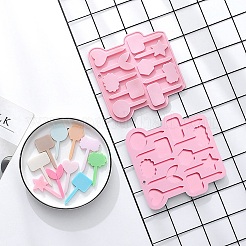 2Pcs DIY Cake Topper Food Grade Silicone Molds&nbsp;DIY-CJ0002-14