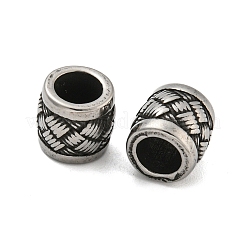 Column 304 Stainless Steel European Beads&nbsp;STAS-E214-10AS-07