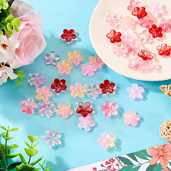 50Pcs 5 Colors Handmade Lampwork Beads&nbsp;LAMP-TA0001-22