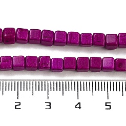 Synthetic Turquoise Beads Strands&nbsp;X-TURQ-G108-4x4mm-02