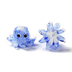 Handmade Bumpy Lampwork Beads Strands&nbsp;LAMP-N021-37A-01