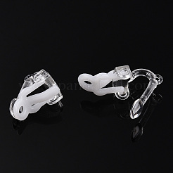 Plastic Clip-on Earring Findings&nbsp;FIND-R039-04-A01