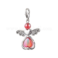7Pcs 7 Colors Angel Acrylic Pendant Decorations&nbsp;X1-HJEW-JM01736-01