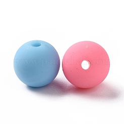 Spray Painted Acrylic Beads&nbsp;OACR-E009-04A