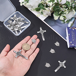 20Pcs 2 Styles Alloy Tibetan Style Pendants & Chandelier Component Links Kits&nbsp;FIND-SC0022-95