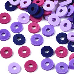 Handmade Polymer Clay Beads Strands&nbsp;CLAY-R089-6mm-T02B-28