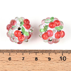 Fruit Round Resin Beads&nbsp;LS-RESI-T059-03F
