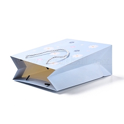 Rectangle with Flower Pattern Paper Bags&nbsp;CARB-F008-01D