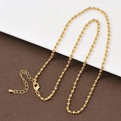 2.5MM Brass Satellite Chain Necklaces for Women&nbsp;NJEW-B148-02G