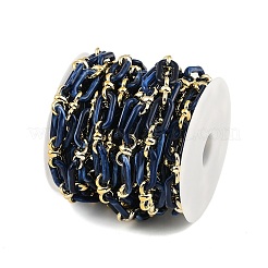 Rack Plating Acrylic & CCB Plastic Chain&nbsp;CHAC-H001-01F