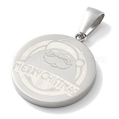 Christmas 304 Stainless Steel Pendants&nbsp;STAS-Z098-47P