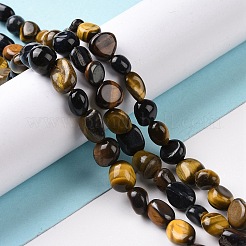 Natural Tiger Eye Beads Strands&nbsp;G-A208-06