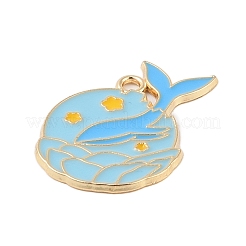 Rack Plating Alloy Pendants&nbsp;FIND-C059-02G-02