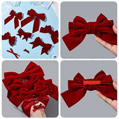 8 Styles Cloth Plush Bowknot Alligator Hair Clips&nbsp;PHAR-SP0001-19