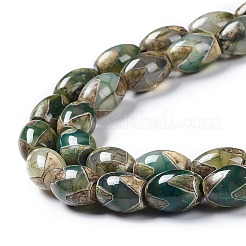 Tibetan Style dZi Beads Strands&nbsp;TDZI-E005-01M
