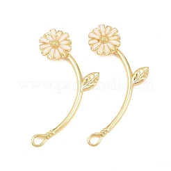 Brass Enamel Pendants&nbsp;KK-Z151-08G