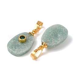 Natural Amazonite Pendants&nbsp;G-P628-02G-05