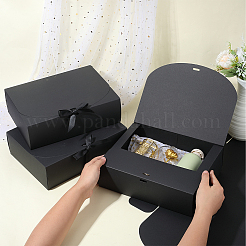 Folding Paper Gift Boxes with Ribbon&nbsp;CON-WH20001-11C-02