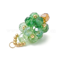 Glass Christmas Tree Pendants&nbsp;PALLOY-MZ00976-02