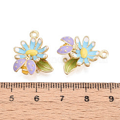 Alloy Enamel Pendants&nbsp;ENAM-T022-41KCG-02